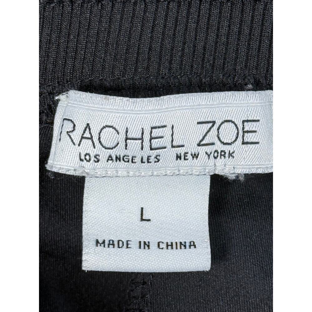 Rachel Zoe Charcoal Grey Elastic Waist Stretch Joggers L - Picture 2 of 7